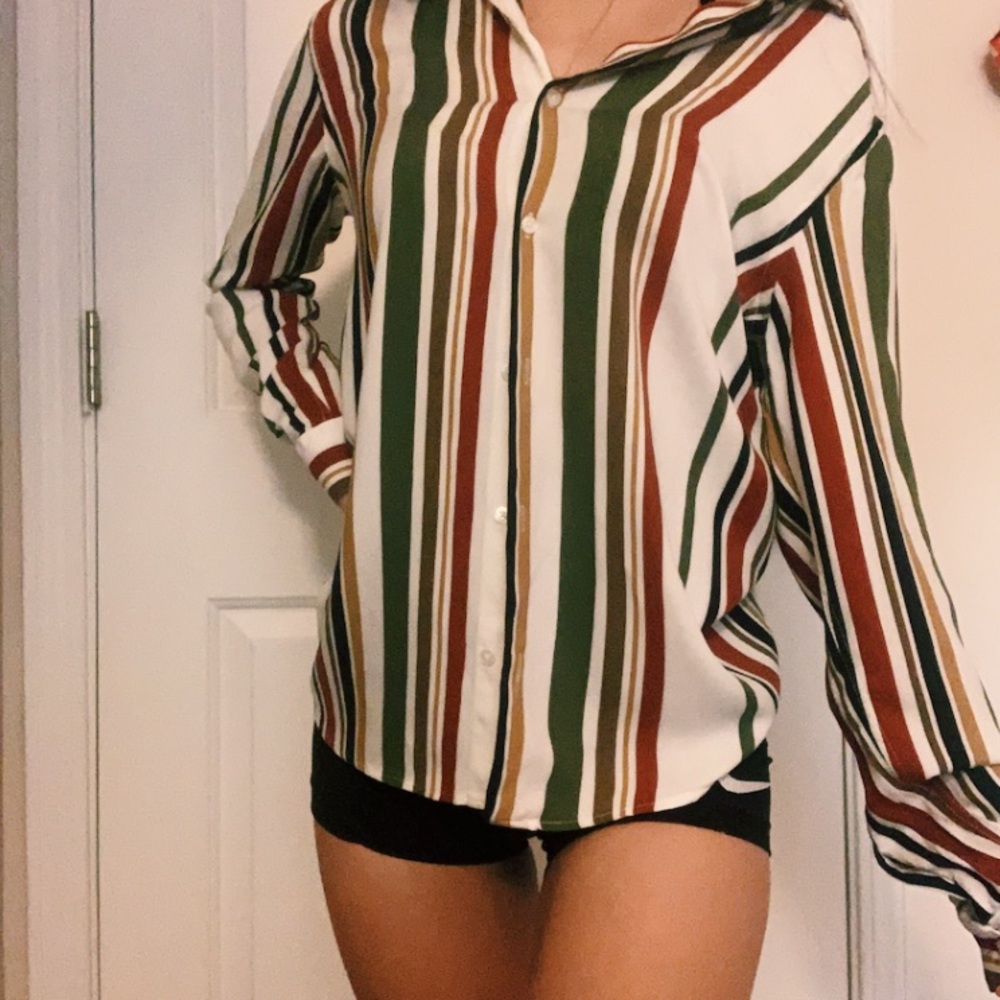 Zara Men’s Striped Print Shirt